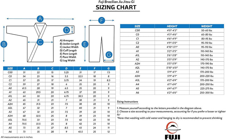 FUJI BJJ Uniform rose W1, rose W1