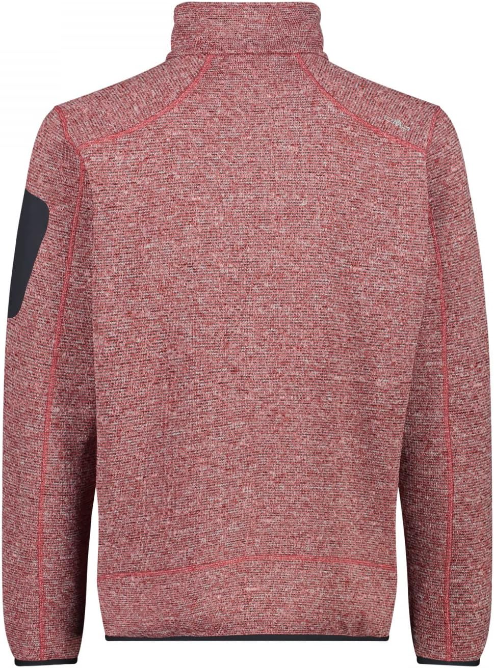 CMP Herren Knit tech mélange Fleece Jacket Fleecejacke 52 Ferrari-Anthrazit, 52 Ferrari-Anthrazit