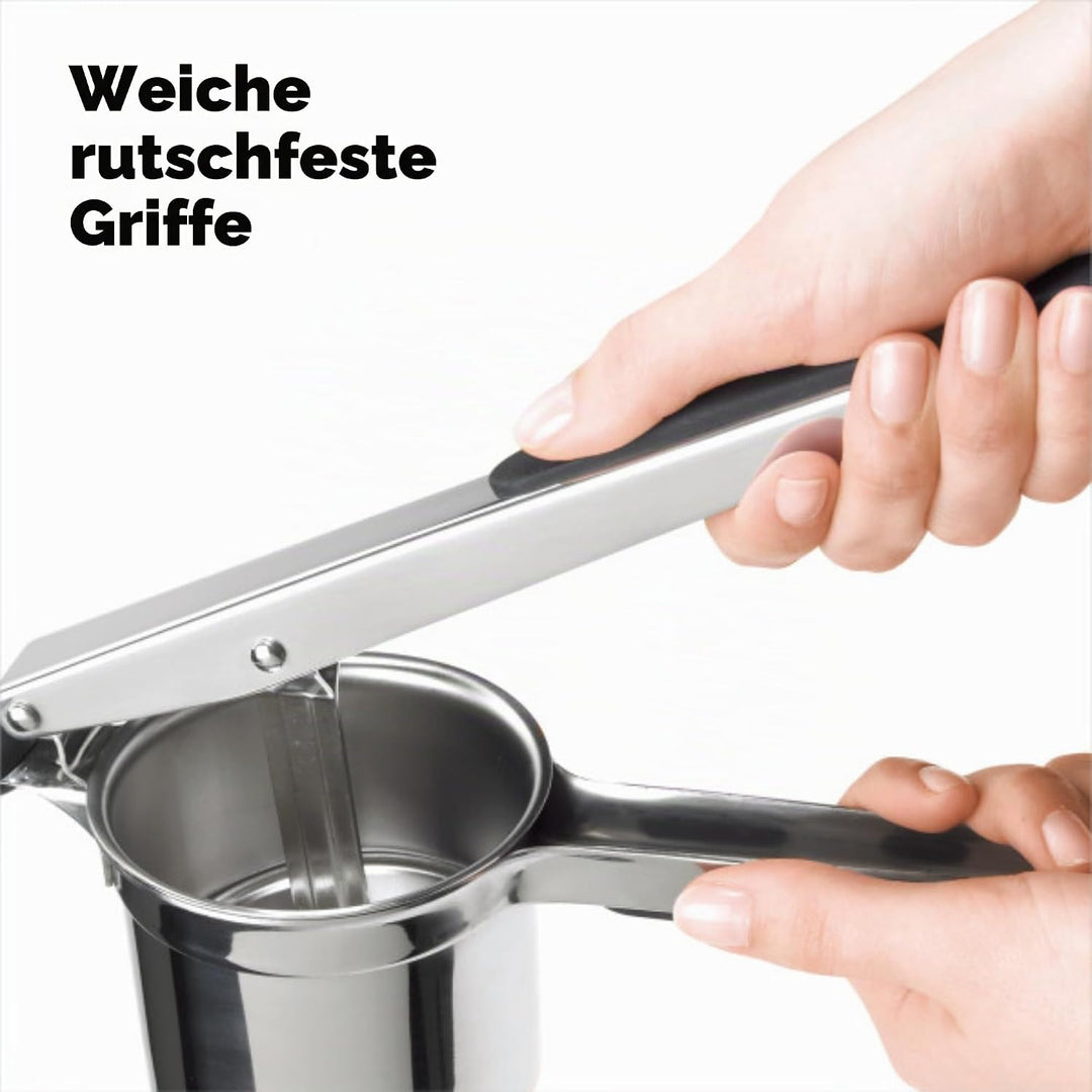 OXO Good Grips Kartoffelpresse Edelstahl Einzeln, Edelstahl Einzeln