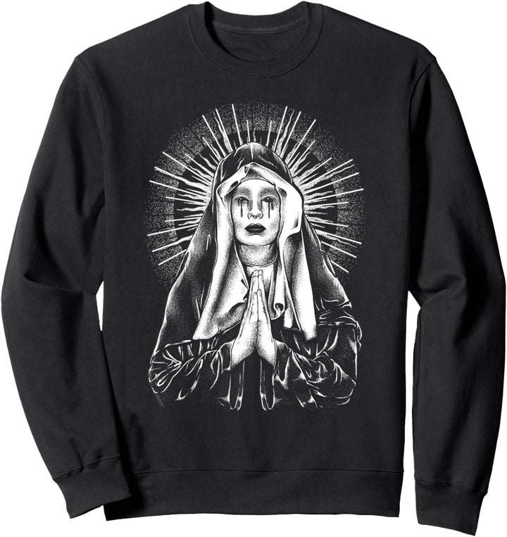 Okkultes Gothic Nonne Antichrist Satan Sweatshirt