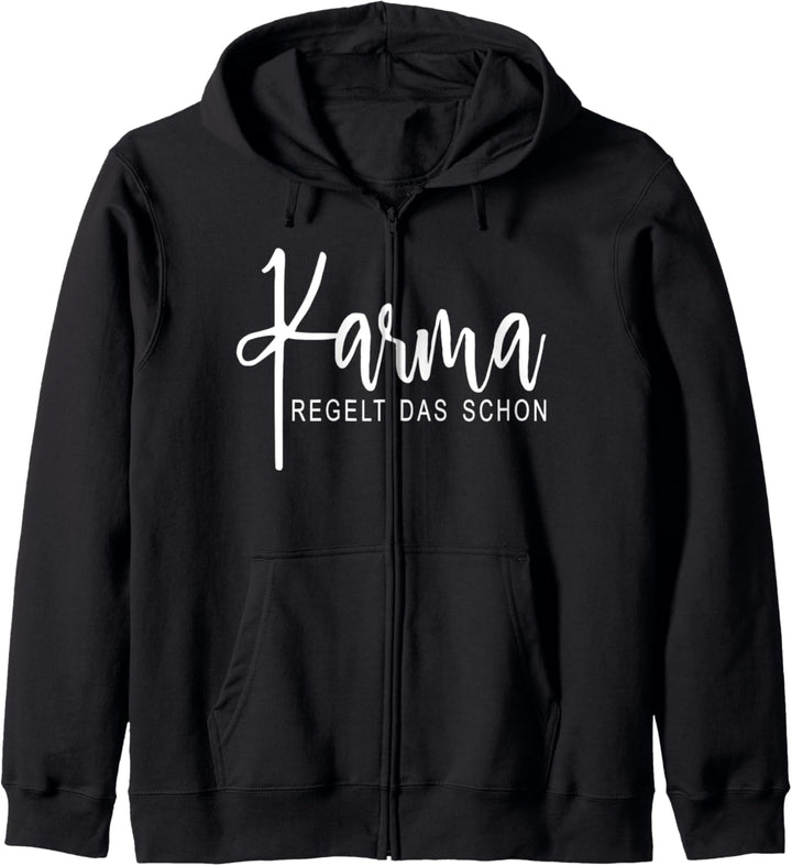 Karma regelt das schon Schicksal Karma Kapuzenjacke
