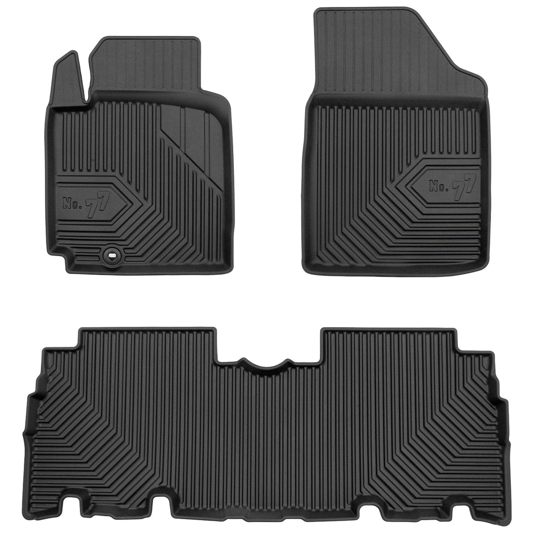 SMK Gummimatten auto fussmatten Satz passend für Toyota Yaris Verso 1999-2005 Erleben Sie einen neue