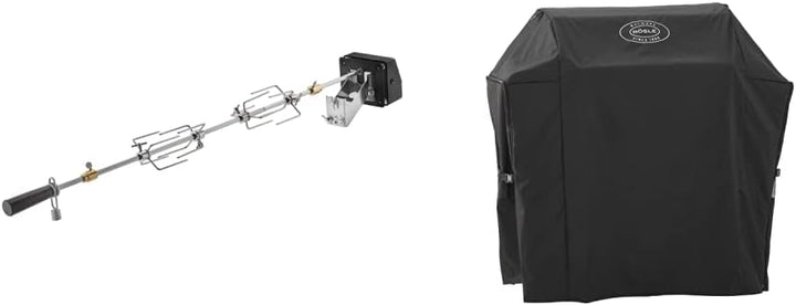RÖSLE Premium-Drehspiess, Hochwertiger Grillspiess BBQ-Stationen für VIDERO G4/G6 und Magnum G4 & Ab