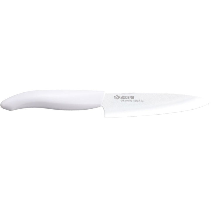 KYOCERA GEN COLOUR Universal Keramikmesser FK-130WH-WH Universalmesser mit extrem scharfer Keramikkl