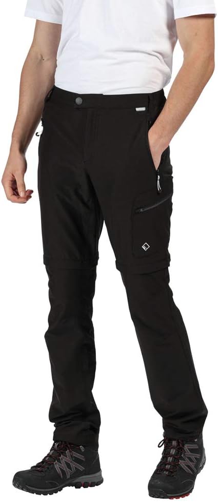 Regatta Men Highton Z/O TRS Trousers, Black, 33