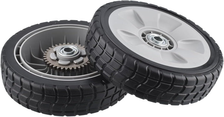 2 Stück 8 Zoll Rasenmäher Hinterrad mit Zahnrad für Honda 42710-VE2-M01ZE 42710-VE2-M02ZE HRR216K6