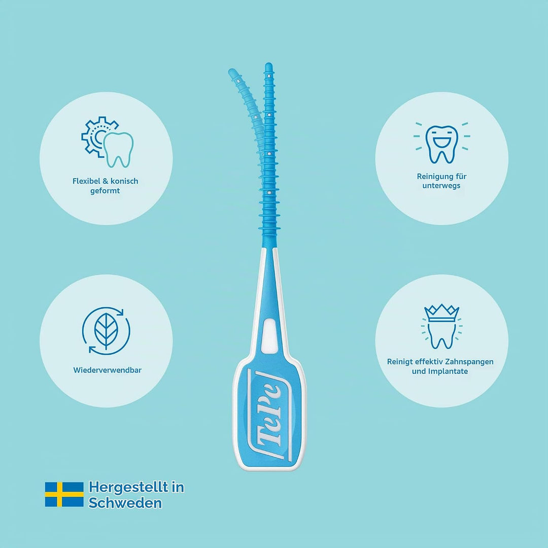 TePe EasyPick Dental Stick M/L / 1 x 36 Stück inklusive praktischem Taschenetui/Für eine einfache, t