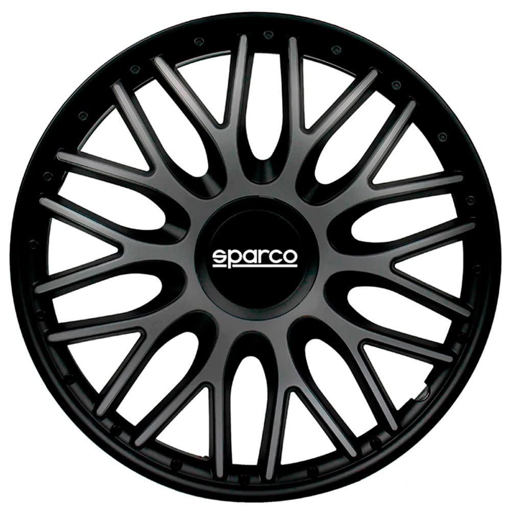 Sparco Satz Radzierblenden Roma 13-Zoll Grau/Schwarz