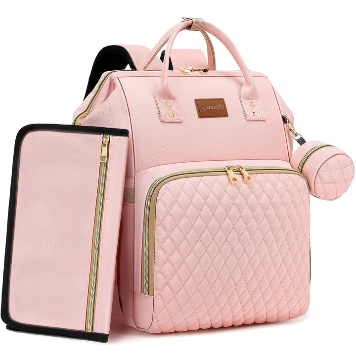 Wickelrucksack Gross - Baby Wickeltasche Rucksack Wasserdicht &amp; Leicht mit Wickelunterlage, Schnulle