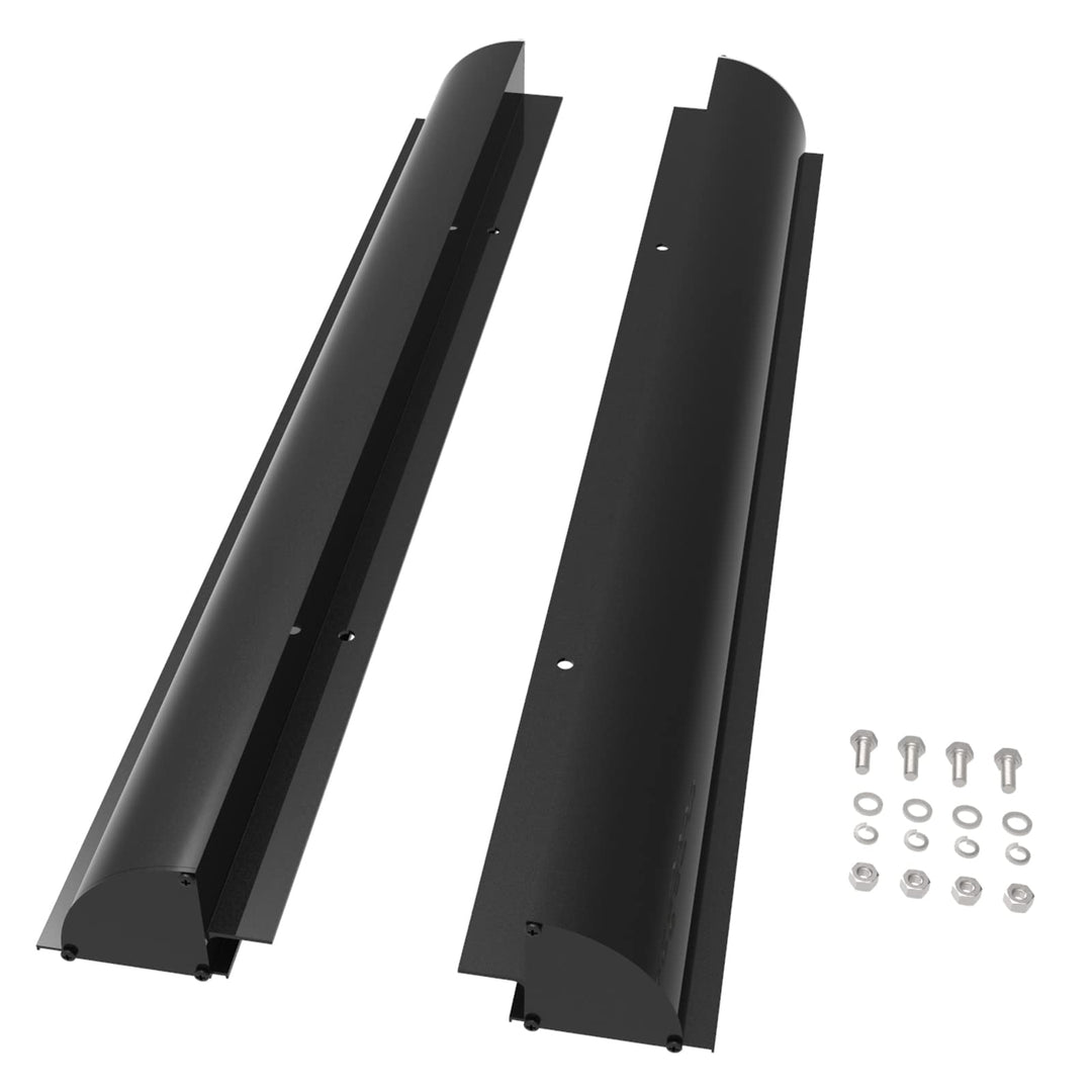 enjoy solar Solarmodul Aluminium 670mm Halterung, Haltespoiler Dachführung in Schwarz mit vorgebohrt