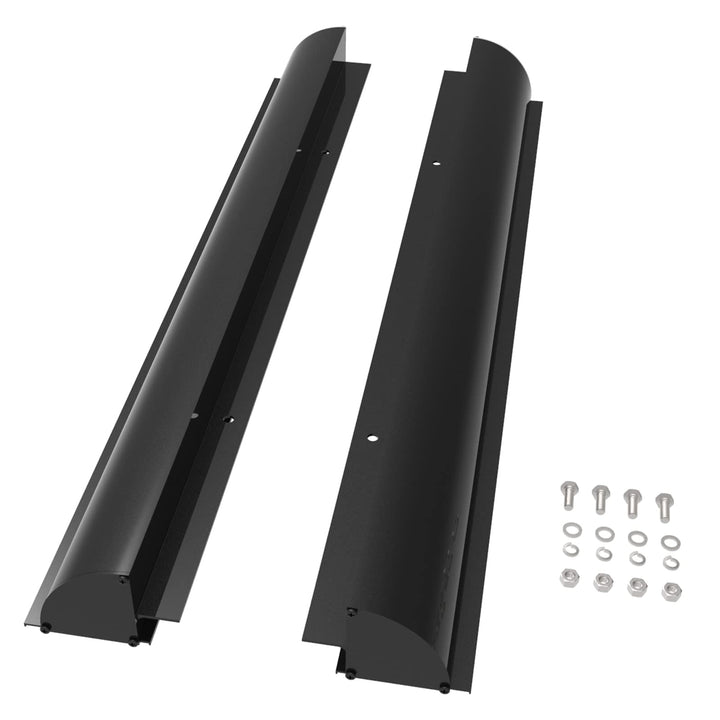enjoy solar Solarmodul Aluminium 670mm Halterung, Haltespoiler Dachführung in Schwarz mit vorgebohrt