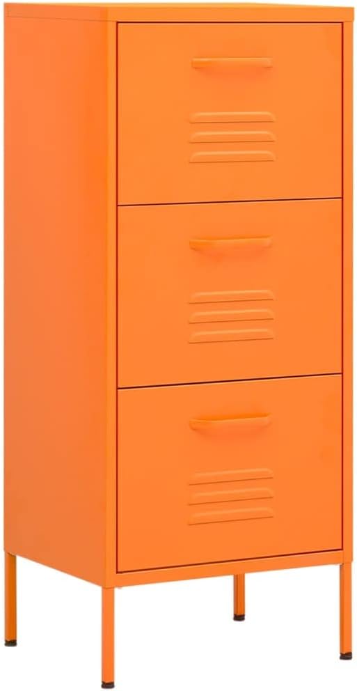 Aktenschränke mit 3 Schubladen, vertikaler Metallschrank, freistehend, Küche, Speisekammer, Aufbewah