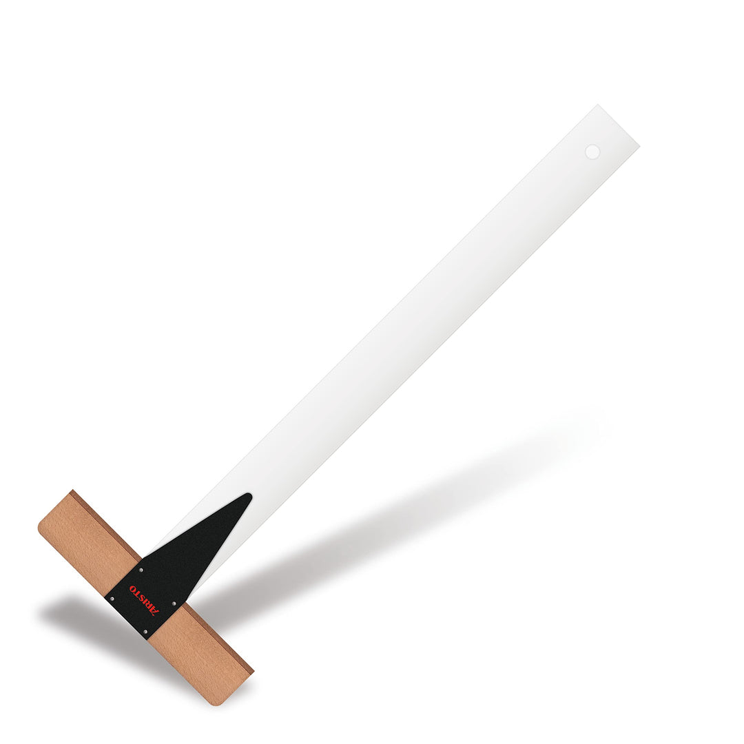 Aristo AR1907 Reissschienen (Plexiglas, Buche, ohne Teilung, 70 cm) 70 cm ohne Teilung, 70 cm ohne T