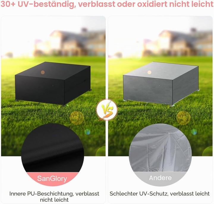 Gartenmöbel Abdeckhaube Wasserdicht Abdeckung für Gartenmöbel Winterfest Oxford Gewebe Gartenmöbel A