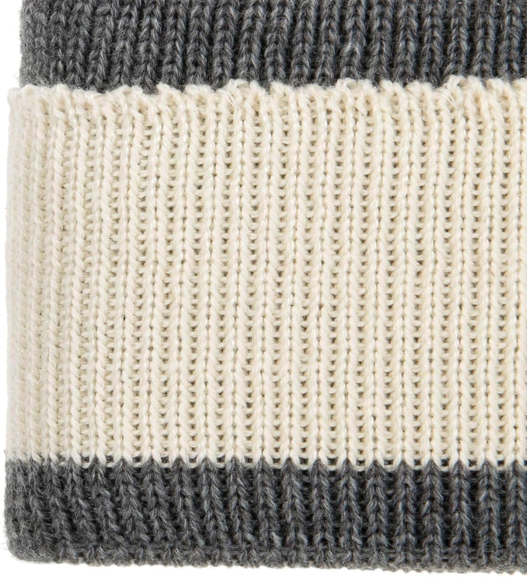 LIERYS Mono Stirnband Damen/Herren 8 cm breit - Made in Germany - dreilagiges Strickband gefüttert m