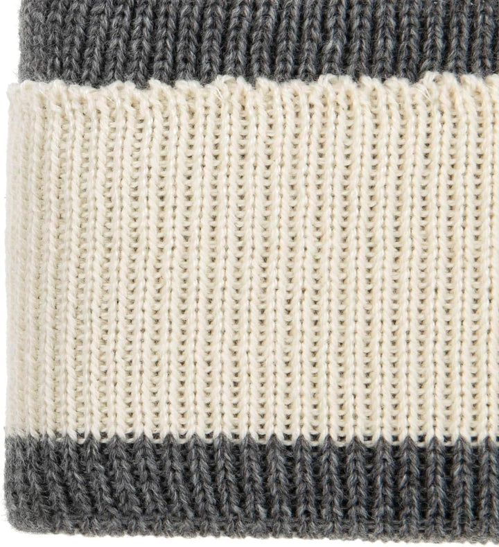 LIERYS Mono Stirnband Damen/Herren 8 cm breit - Made in Germany - dreilagiges Strickband gefüttert m