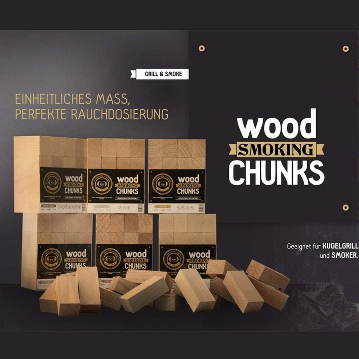 Grillgold Räucherholz 16 Wood Smoking Chunks Erle