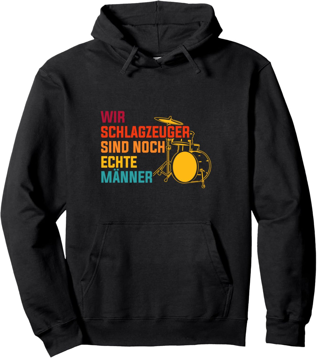 Schlagzeug Geschenk Percussion Männer Schlagzeuger Drummer Pullover Hoodie