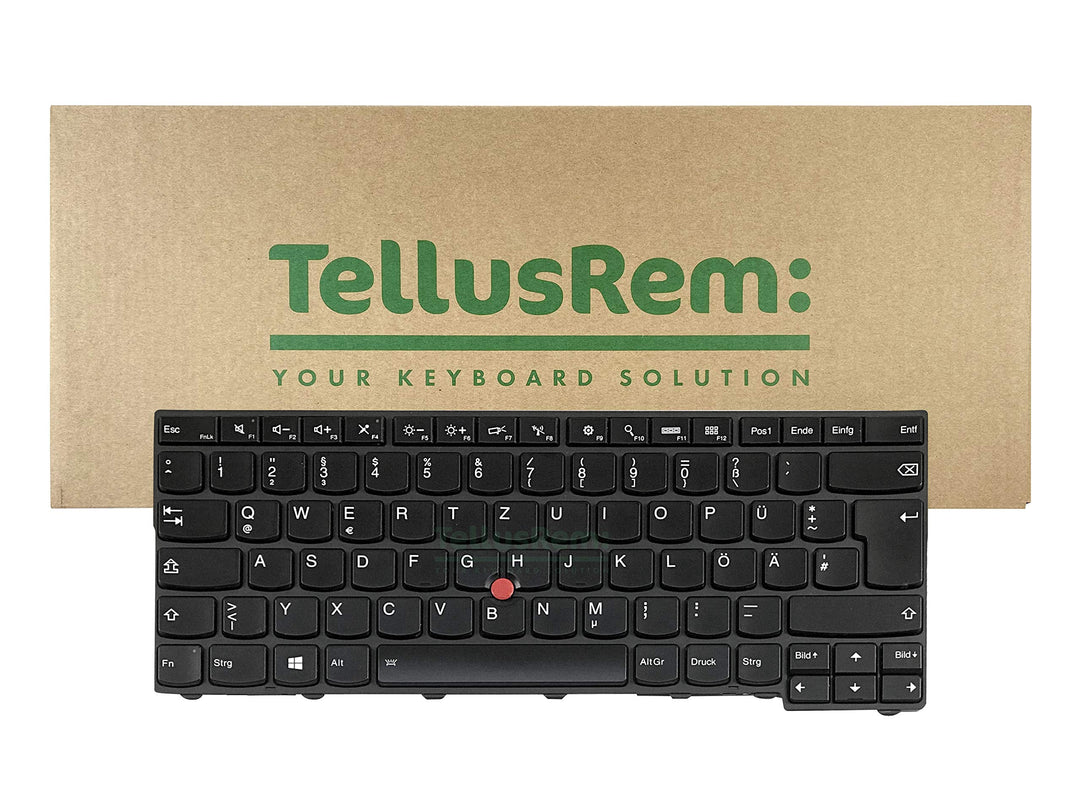 TellusRem ersatztastatur Deutsche Hintergrundbeleuchtung für Lenovo Thinkpad T431 T431S E431 T440 T4