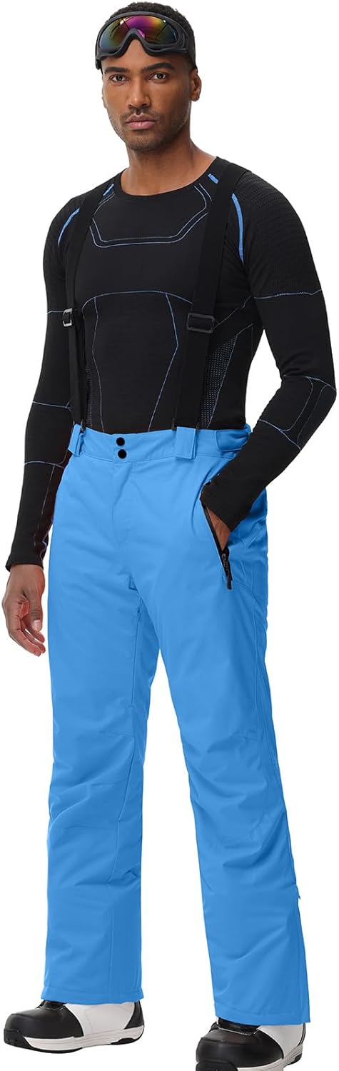 ALSOGO Herren Skianzug Ski Jacke und Hose Set Wasserdichter Schneeanzug Snowboard Jacke Hose Skiklei
