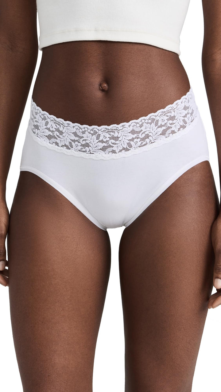 Organic Cotton Brief, White, Size S