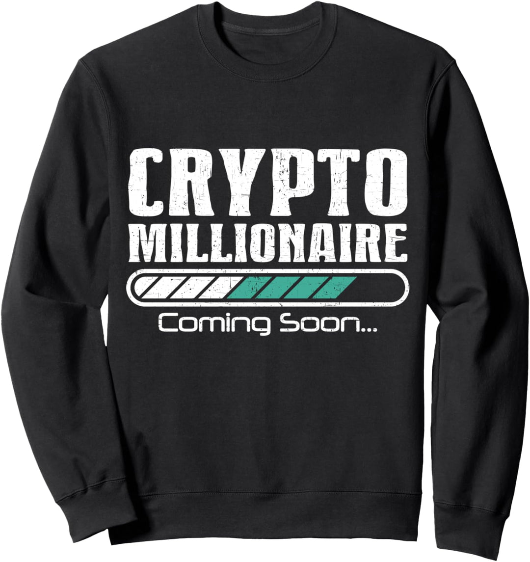 Lustige Krypto Bitmünze Krypto Währungsblockkette Sweatshirt