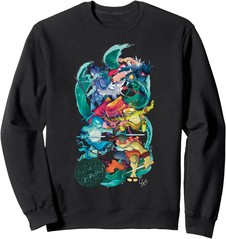 TMNT x Lily Stock Collection Group Shot Sweatshirt