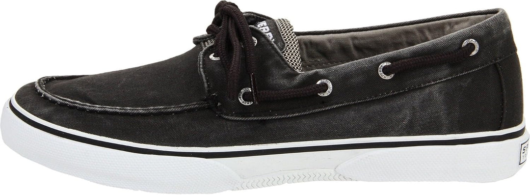 Sperry Herren Halyard 2-eyeBootsschuh 49 EU Schwarz, 49 EU Schwarz