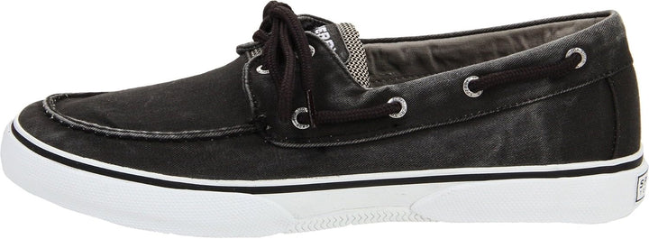 Sperry Herren Halyard 2-eyeBootsschuh 49 EU Schwarz, 49 EU Schwarz
