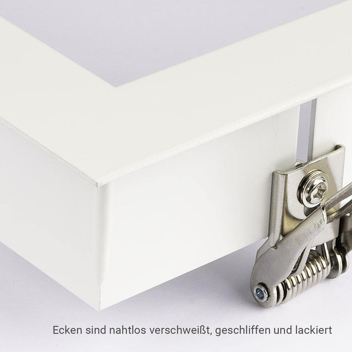 LongLife LED Panel Einbaurahmen 120x30cm weiss Deckeneinbau Montagerahmen für Rigipskartondecke, 120