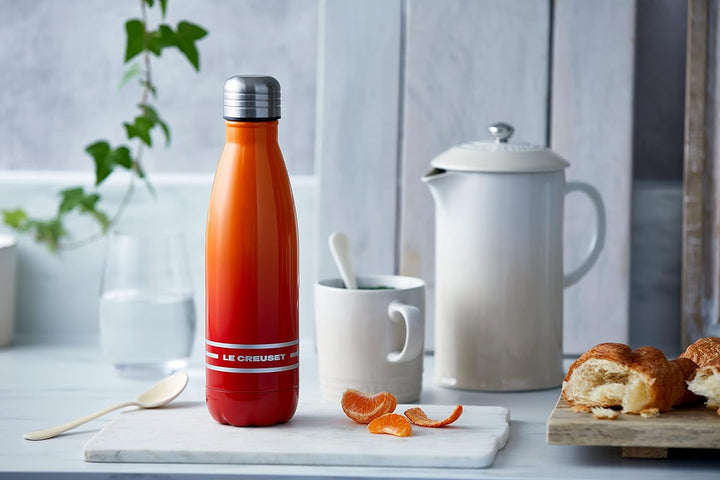 Le Creuset Trinkflasche, Edelstahl, 0.5 L, Ofenrot, 41208500900000, Ofenrot