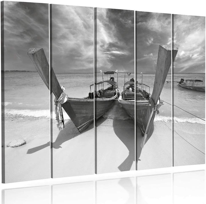 Feeby. Leinwandbild - 5 Teile - Bilder, Wand Bild, Wandbilder, Kunstdruck XXL, 5-Teilig, Typ C, 100x