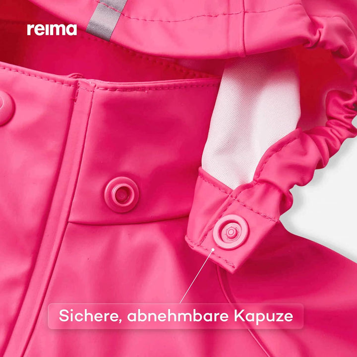 reima Kinder Lampi Jacke Regenjacke Hardshelljacke Candy pink 98, Candy pink 98