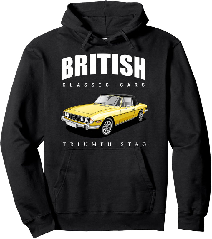 British Classic Sports Cars – Triumph Hirsch Pullover Hoodie