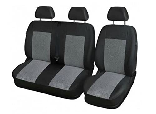 Sitzbezüge für 1 Fahrer + 2 Sitze für Jumpy Boxer EXPERT MOVANO VIVARO