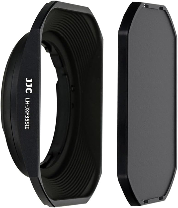 JJC Black Square Bajonett Objektiv für Fujifilm Fujinon XC 35mm F2, XF 23mm F2 R WR, XF 35mm F2 R WR