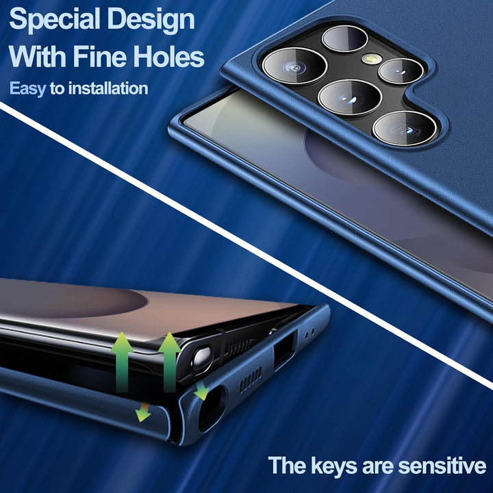sqgylgl Ultradünne Hülle für Samsung Galaxy S25 Ultra 5G, Extrem Dünn Matte S25 Ultra Handyhülle PC