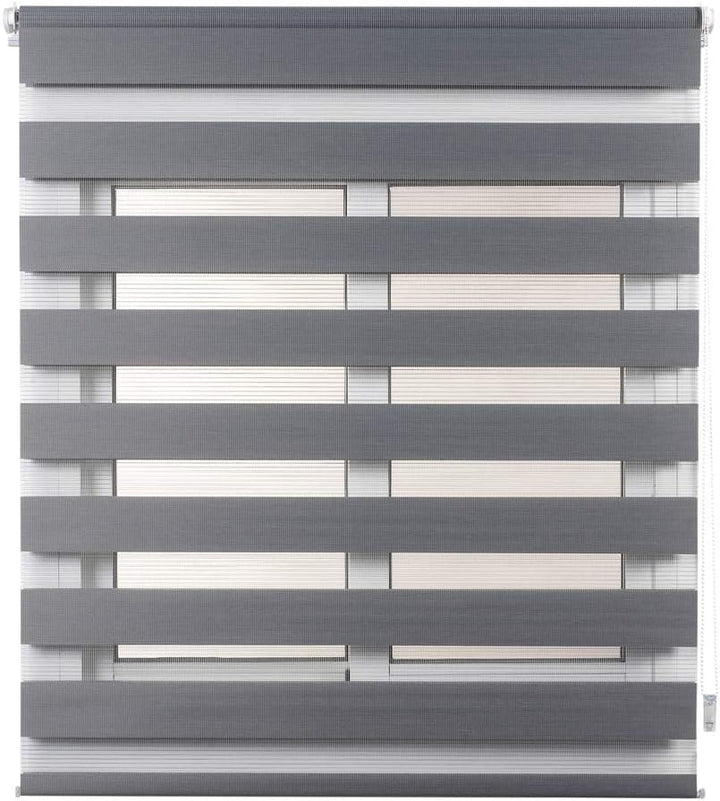 STORESDECO Doppelrollo Klemmfix ohne Bohren. Klemmrollo Einfache Montage, Zebra Rollo lichtdurchläss