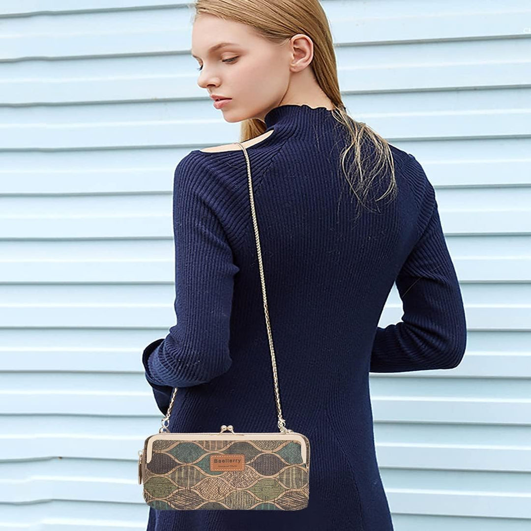 aolaso Damen Geldbörse aus Korkleder Reisezubehör-Reisebrieftasche Kork 1, Kork 1