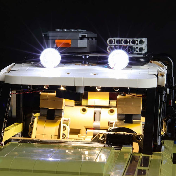 BRIKSMAX Led Beleuchtungsset für Lego Technic Land Rover Defender,Kompatibel Mit Lego 42110 Baustein