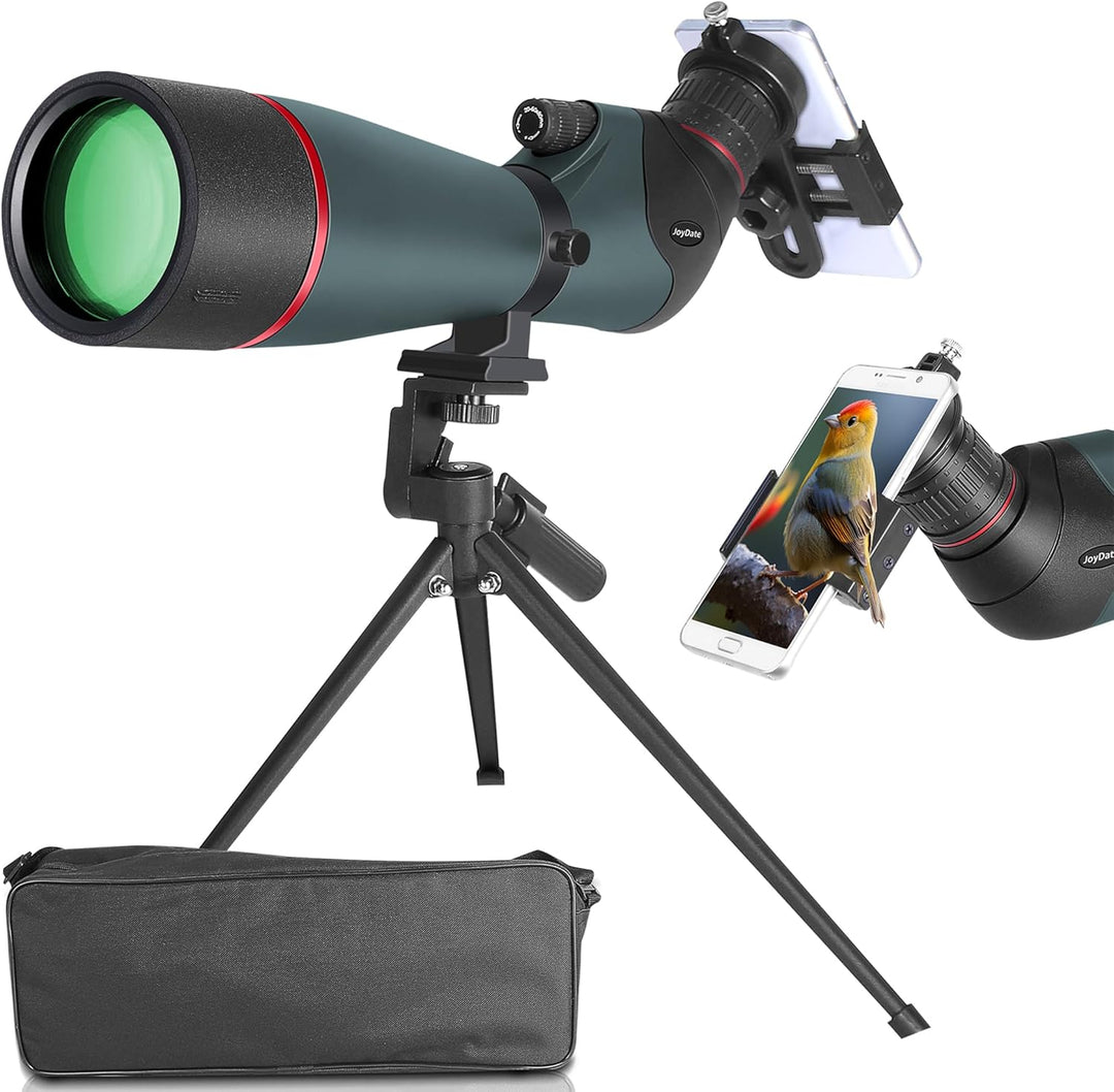 20-60x80 HD Spektiv für Zielschiessen, Spektiv für Wildtierbeobachtung Jagd Vogelbeobachtung - BAK4