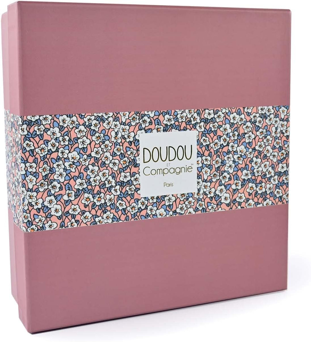 Doudou et Compagnie - Boh'aime Kuscheltier Hase, Rosa, 27 cm – Geschenk zur Geburt – schöne Geschenk