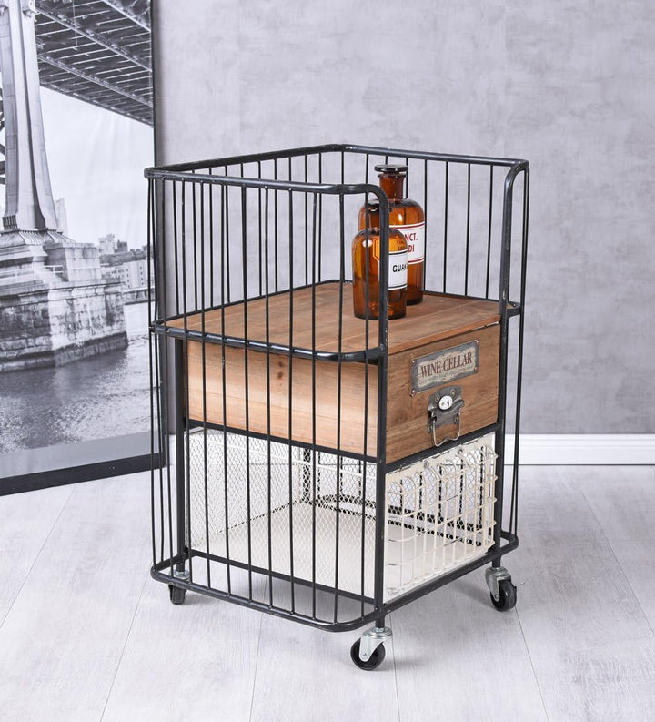 Barwagen Vintage Servierwagen Trolley Table Teewagen Art Deco Hausbar lof009 Palazzo Exklusiv