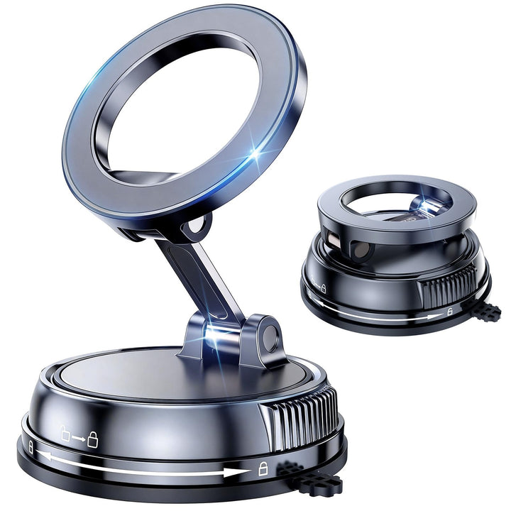 GizmoVine Magnetische Autohalterung für Handy, 2026 Upgrade, 360° Einstellbar, 35kg Starksaugnapf, M