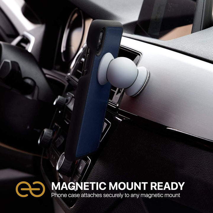 Dreem Fibonacci 2in1 Handyhülle Flipcase für iPhone X/Xs | Magnetisches iPhone Case | TPU Etui Leder