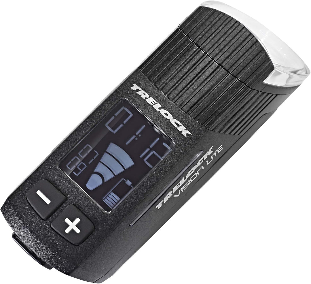 Trelock Unisex – Erwachsene Ls 660 Igo Vision Lite Beleuchtungsset, schwarz, Einheitsgrösse Single,