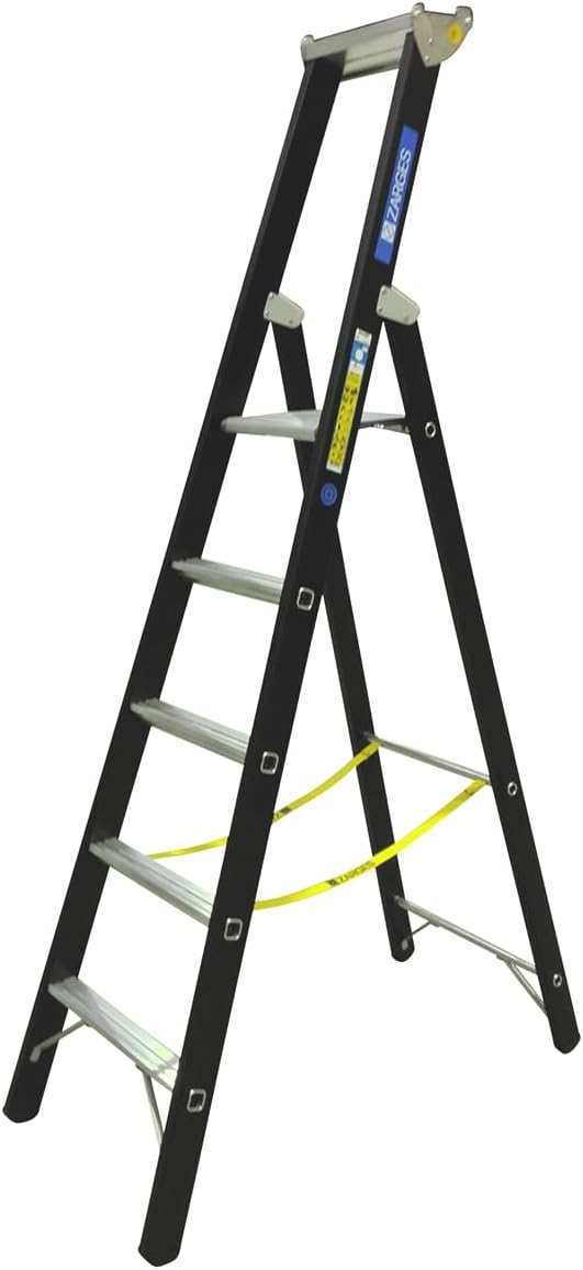 Zarges 41147 Megastep S - Stehleiter 5 Sprossen, 3,35 ca. m