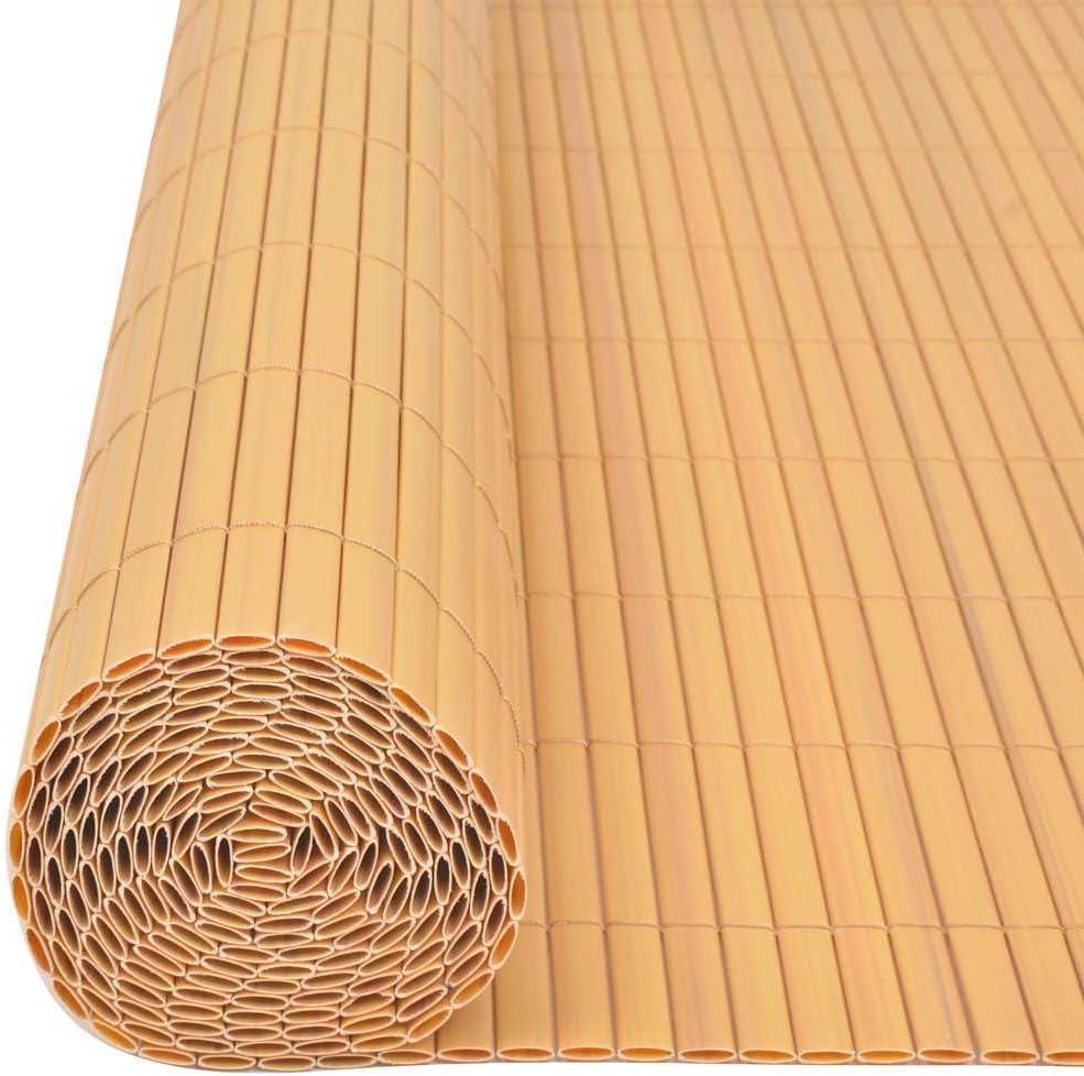 vidaXL Gartenzaun Doppelseitig Sichtschutzzaun Windschutz Sichtschutzmatte Sichtschutz Zaun Balkon G