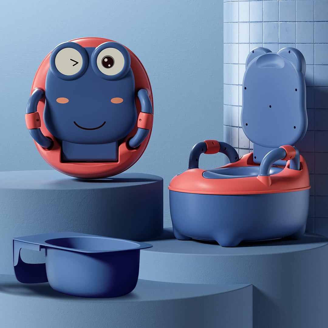 Froadp Baby Töpfchen ab 0-6 Jahren, Kinder Töpfchen Trainer mit PU Toilettensitze & Ausziehbares Nac