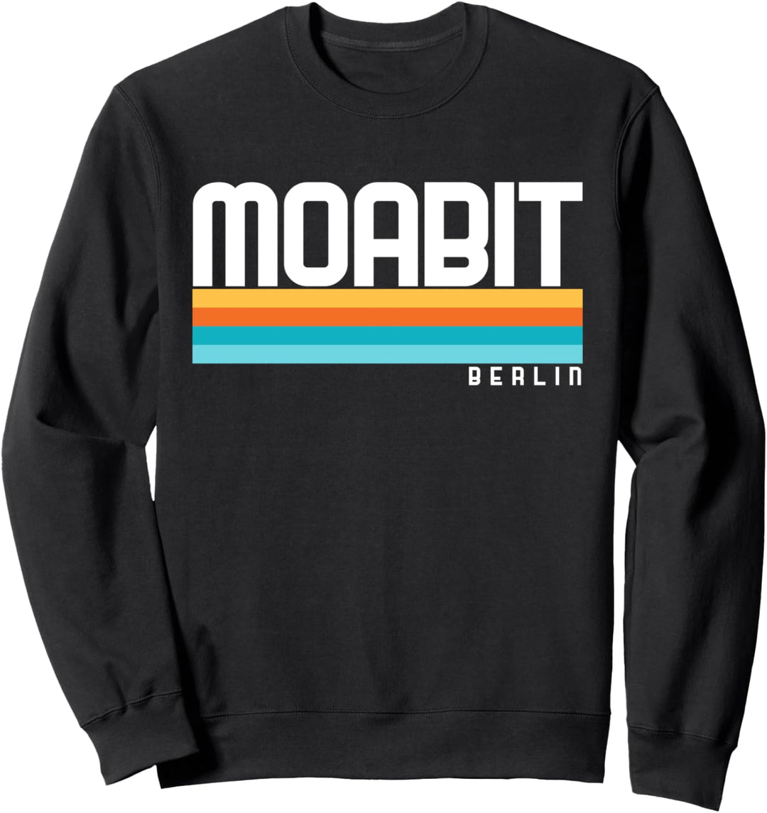 Achtziger Moabit Berlin Vintage Retro Style Design Sweatshirt
